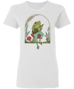 Frog Playing Banjo on Mushroom shirt Shirt Sweatshirt Long Sleeve Hoodie Tank Mug Tallys Mojos 7