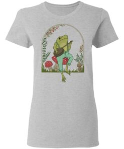 Frog Playing Banjo on Mushroom shirt Shirt Sweatshirt Long Sleeve Hoodie Tank Mug Tallys Mojos 8