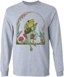 Frog Playing Banjo on Mushroom shirt Shirt Sweatshirt Long Sleeve Hoodie Tank Mug Tallys Mojos 9