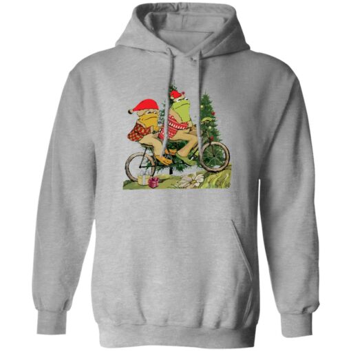 Frog and Toad on the bike Christmas sweatshirt Shirt Sweatshirt Long Sleeve Hoodie Tank Mug – Tally’s Mojos