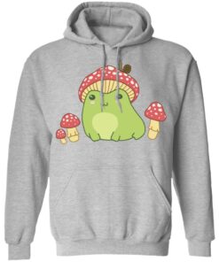 Frog with Mushroom hat and snail shirt Shirt Sweatshirt Long Sleeve Hoodie Tank Mug Tallys Mojos 2