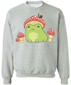 Frog with Mushroom hat and snail shirt Shirt Sweatshirt Long Sleeve Hoodie Tank Mug Tallys Mojos 4