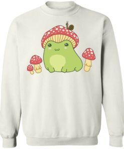 Frog with Mushroom hat and snail shirt Shirt Sweatshirt Long Sleeve Hoodie Tank Mug Tallys Mojos 5