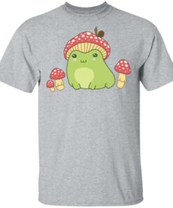 Frog with Mushroom hat and snail shirt Shirt Sweatshirt Long Sleeve Hoodie Tank Mug Tallys Mojos 6