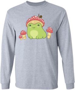 Frog with Mushroom hat and snail shirt Shirt Sweatshirt Long Sleeve Hoodie Tank Mug Tallys Mojos 9