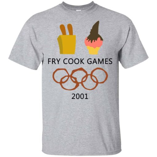 Fry Cook Games 2001 Shirt, Hoodie, Tank Shirt Sweatshirt Long Sleeve Hoodie Tank Mug – Tally’s Mojos