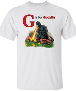 G is for Godzilla shirt Shirt Sweatshirt Long Sleeve Hoodie Tank Mug – Tally’s Mojos