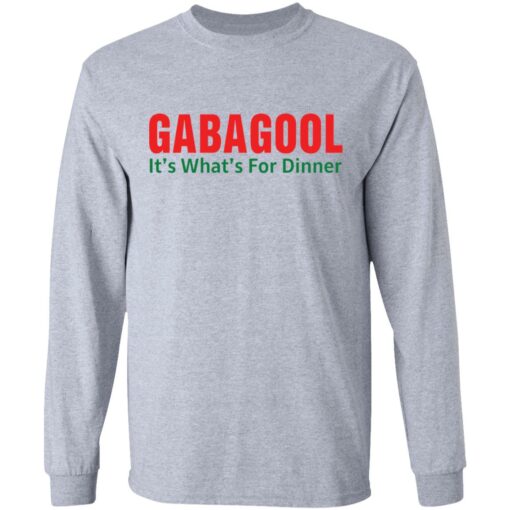 Gabagool it’s what’s for dinner shirt Shirt Sweatshirt Long Sleeve Hoodie Tank Mug – Tally’s Mojos