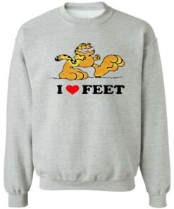 Garfield I Love Feet Shirt Shirt Sweatshirt Long Sleeve Hoodie Tank Mug Tallys Mojos 3