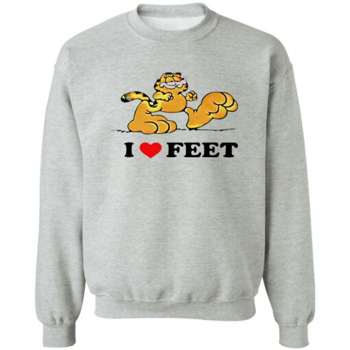 Garfield I Love Feet Shirt Shirt Sweatshirt Long Sleeve Hoodie Tank Mug – Tally’s Mojos