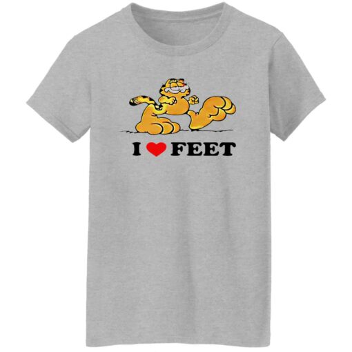 Garfield I Love Feet Shirt Shirt Sweatshirt Long Sleeve Hoodie Tank Mug – Tally’s Mojos