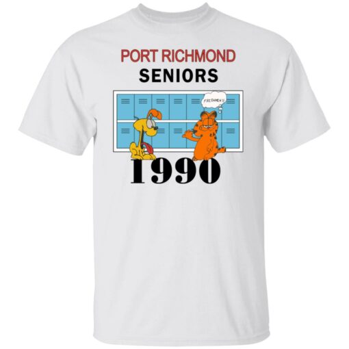 Garfield Port Richmond seniors 1990 shirt Shirt Sweatshirt Long Sleeve Hoodie Tank Mug – Tally’s Mojos