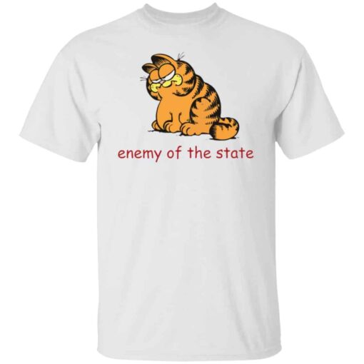 Garfield enemy of the state shirt Shirt Sweatshirt Long Sleeve Hoodie Tank Mug – Tally’s Mojos