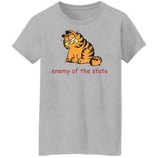 Garfield enemy of the state shirt Shirt Sweatshirt Long Sleeve Hoodie Tank Mug – Tally’s Mojos