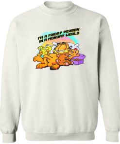 Garfield im a friday person in a monday world shirt Shirt Sweatshirt Long Sleeve Hoodie Tank Mug Tallys Mojos 4