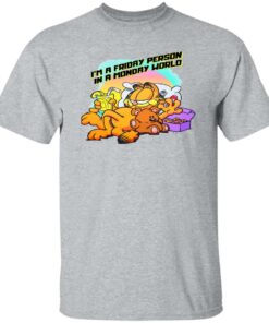 Garfield im a friday person in a monday world shirt Shirt Sweatshirt Long Sleeve Hoodie Tank Mug Tallys Mojos 5