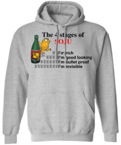 Garfield the 4 stages of soju shirt Shirt Sweatshirt Long Sleeve Hoodie Tank Mug – Tally’s Mojos