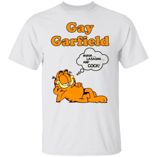 Gay Garfield shirt Shirt Sweatshirt Long Sleeve Hoodie Tank Mug – Tally’s Mojos