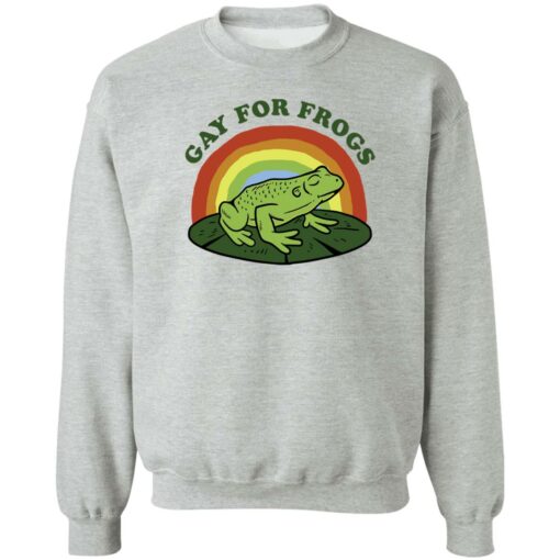 Gay for frogs shirt Shirt Sweatshirt Long Sleeve Hoodie Tank Mug – Tally’s Mojos