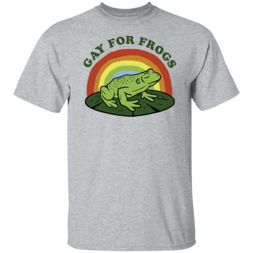 Gay for frogs shirt Shirt Sweatshirt Long Sleeve Hoodie Tank Mug – Tally’s Mojos