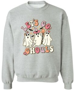 Ghost let's go ghouls Halloween shirt Shirt Sweatshirt Long Sleeve Hoodie Tank Mug Tallys Mojos 3