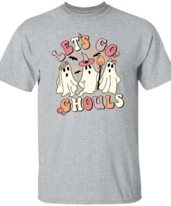 Ghost let's go ghouls Halloween shirt Shirt Sweatshirt Long Sleeve Hoodie Tank Mug Tallys Mojos 5