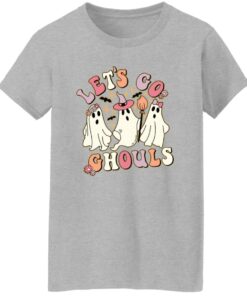 Ghost let's go ghouls Halloween shirt Shirt Sweatshirt Long Sleeve Hoodie Tank Mug Tallys Mojos 7