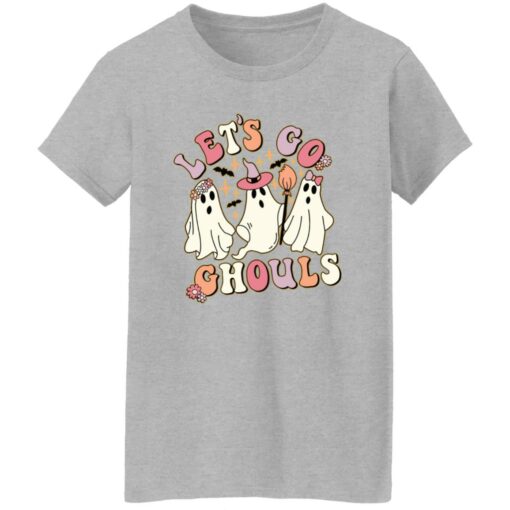 Ghost let’s go ghouls Halloween shirt Shirt Sweatshirt Long Sleeve Hoodie Tank Mug – Tally’s Mojos