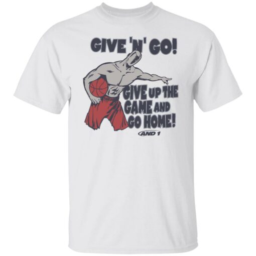 Given n go give up the game and go home shirt Shirt Sweatshirt Long Sleeve Hoodie Tank Mug – Tally’s Mojos