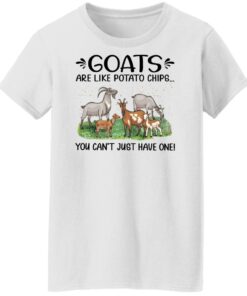 Goats are like potato chips you cant just have one shirt Shirt Sweatshirt Long Sleeve Hoodie Tank Mug Tallys Mojos 6