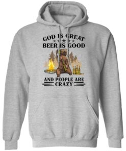 God is great beer is good and people are crazy shirt Shirt Sweatshirt Long Sleeve Hoodie Tank Mug Tallys Mojos 2