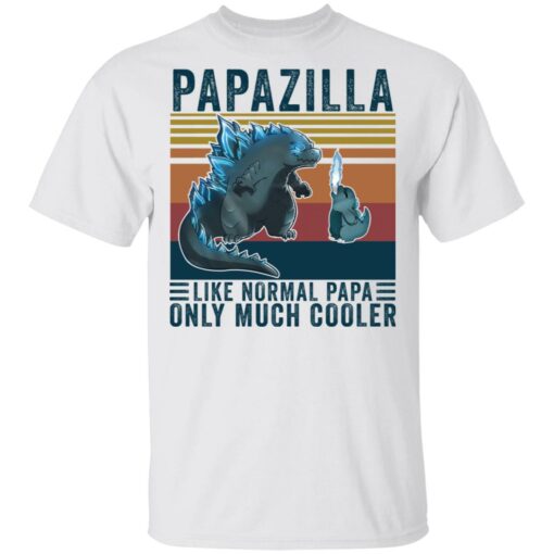 Godzilla Papazilla like normal papa only much cooler shirt Shirt Sweatshirt Long Sleeve Hoodie Tank Mug – Tally’s Mojos