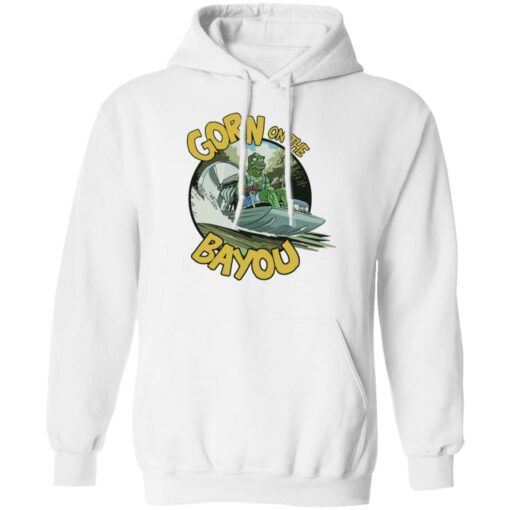 Gorn on the bayou shirt Shirt Sweatshirt Long Sleeve Hoodie Tank Mug – Tally’s Mojos