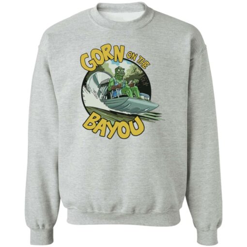 Gorn on the bayou shirt Shirt Sweatshirt Long Sleeve Hoodie Tank Mug – Tally’s Mojos