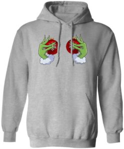 Grinch ornament Boob Christmas sweatshirt Shirt Sweatshirt Long Sleeve Hoodie Tank Mug Tallys Mojos 3
