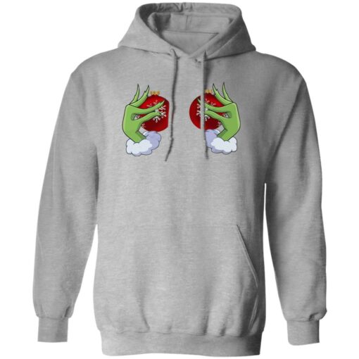 Grinch ornament Boob Christmas sweatshirt Shirt Sweatshirt Long Sleeve Hoodie Tank Mug – Tally’s Mojos