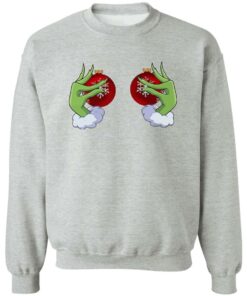 Grinch ornament Boob Christmas sweatshirt Shirt Sweatshirt Long Sleeve Hoodie Tank Mug Tallys Mojos 5