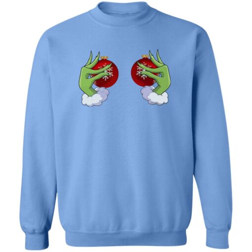 Grinch ornament Boob Christmas sweatshirt Shirt Sweatshirt Long Sleeve Hoodie Tank Mug – Tally’s Mojos