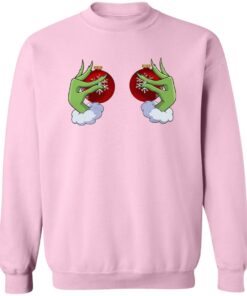 Grinch ornament Boob Christmas sweatshirt Shirt Sweatshirt Long Sleeve Hoodie Tank Mug Tallys Mojos 7