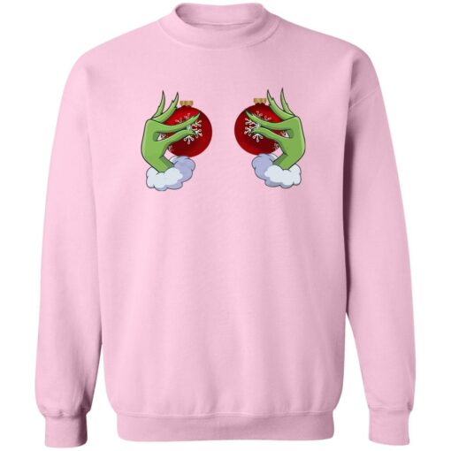 Grinch ornament Boob Christmas sweatshirt Shirt Sweatshirt Long Sleeve Hoodie Tank Mug – Tally’s Mojos