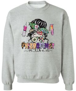 Halloween Nurse phlebotomist shirt Shirt Sweatshirt Long Sleeve Hoodie Tank Mug Tallys Mojos 3