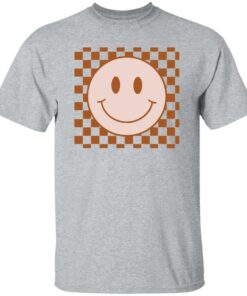 Happy face checkered pattern shirt Shirt Sweatshirt Long Sleeve Hoodie Tank Mug Tallys Mojos 5