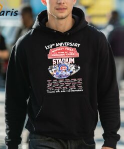 110th Anniversary Weigley Field 1914 2024 Home Of Chicago Cubs MLB Thank You For The Memories T Shirt 5