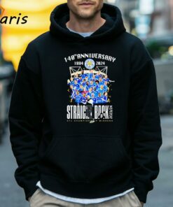 140th Anniversary 1884 2024 Leicester City Straight Back Up 2023 24 EFL Championship Winners Shirt 5