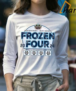 2024 NCAA Division I Mens Hockey Frozen Four T shirt 4