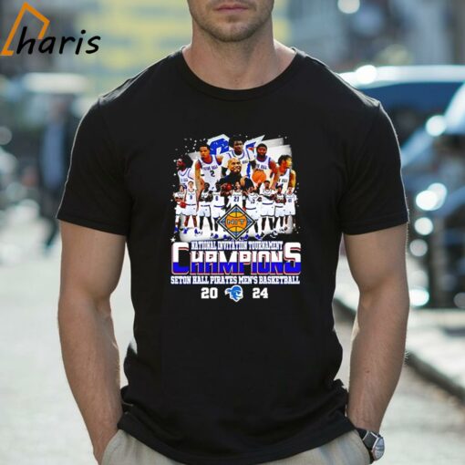 2024 Nit National Invitation Tournament Champions Seton Hall Pirates Men’s Basketball Shirt