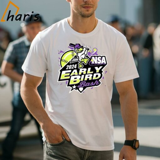 2024 Nsa Early Bird Bash Fastpitch Tournament T-shirt