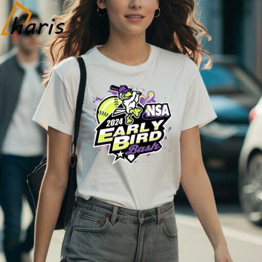 2024 Nsa Early Bird Bash Fastpitch Tournament T-shirt