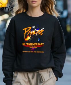 66th Anniversary 1958 2024 Prince Rogers Nelson Thank You For The Memories shirt 3