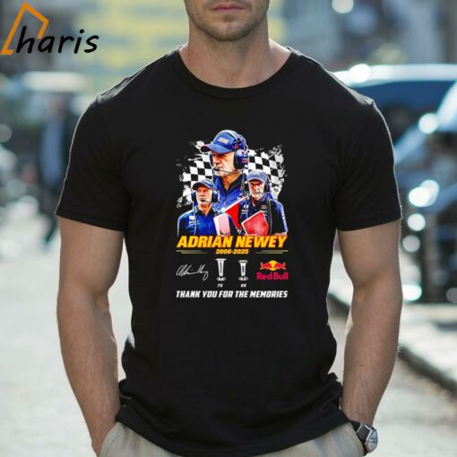 Adrian Newey 2006-2025 Thank You For The Memories T-shirt